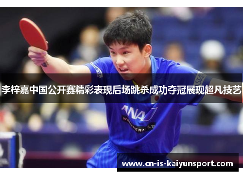 李梓嘉中国公开赛精彩表现后场跳杀成功夺冠展现超凡技艺